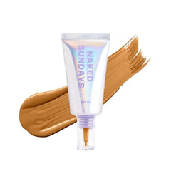 Naked Sundays BeautyScreen SPF 50 Mineral Peptide Foundation Tint, 2-in-1 Skin Tint & Mineral Sunscreen | Radiant, Buildable Coverage, Acne-Safe, Infused with Peptides