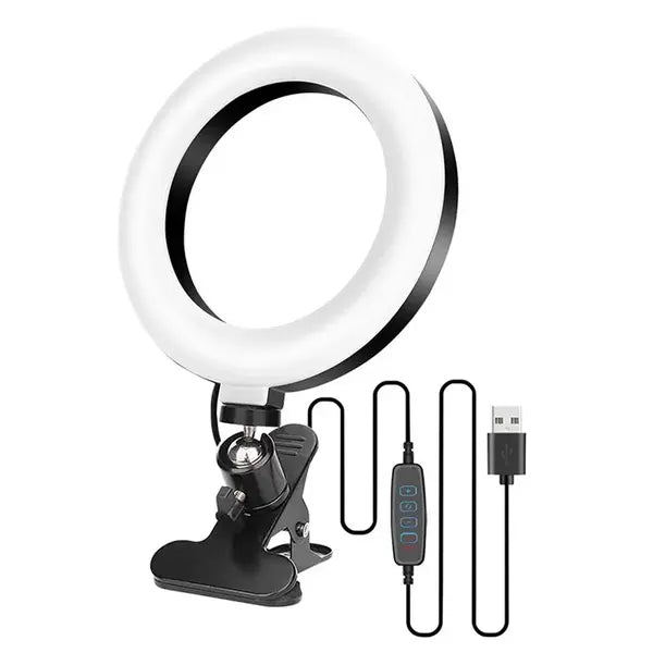 Yjia 6.3 inch Video Conference Lighting LED Webcam Zoom Light for Computer Laptop Home