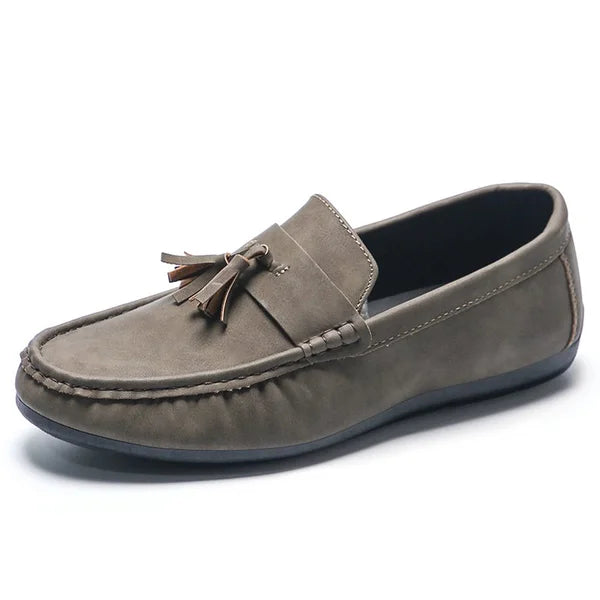 Men's Casual Loafers Slip On Leather Shoes Lightweight Driving Shoes Moccasins Classic Penny Loafer Flats Boat Shoes Multicolor