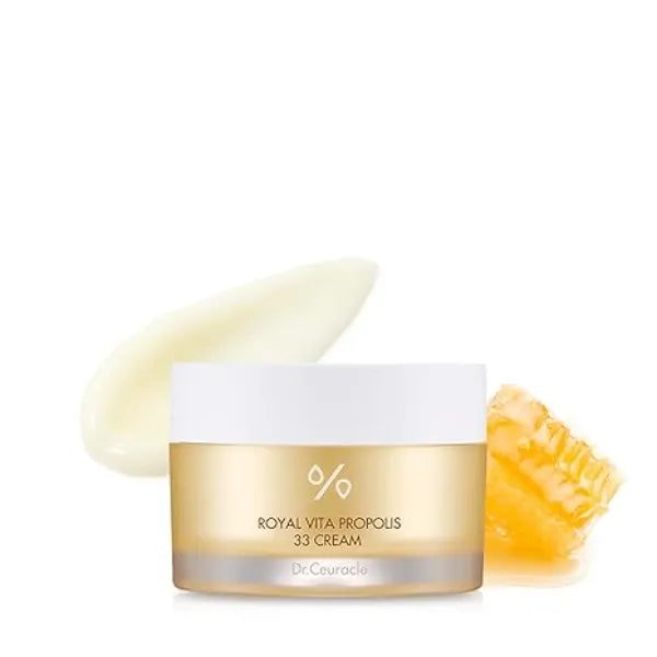 Dr.Ceuracle Royal Vita Propolis 33 Cream Ultimate Glow and Nourish Cream for Radiant Skin, Vitamin, Propolis, Royal Jelly Extract