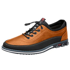 Oyedens Mens Slip on Loafers Casual Leather Low Top Fashion Sneakers Walking Driving Oxford Shoes