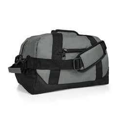 DALIX 14" Small Duffel Bag Gym Duffle Two Tone in Black with Shoulder Strap