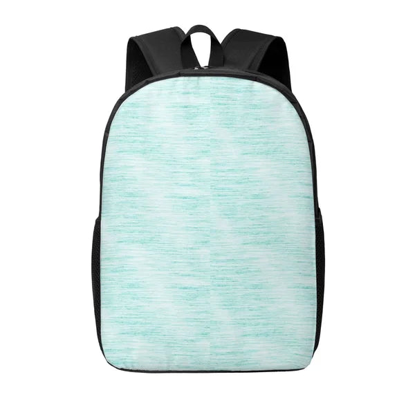 Disketp Blue Bright School Backpack, Lightweight Basic Middle School Bookbags 17 Inch Casual Daypack for Student College, Travel or Outdoor