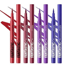 LANGMANNI 4 Colors Matte Liquid Eyeliner Set, Neon Colorful Pigmented With Long-lasting, Smudgeproof & Waterproof Eye Liner Makeup for Bold & Stunning Looks Gift for Girls