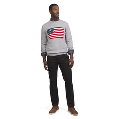 Chaps Men's & Big Men's Solid Cotton Crewneck Sweater