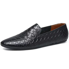 Men's Casual Loafers Slip On Leather Shoes Lightweight Driving Shoes Moccasins Classic Penny Loafer Flats Boat Shoes Outdoor Walking Shoes