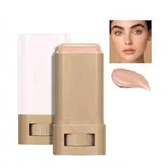 BANGFENG Beauty Balm Serum Enriched Skin Tint Stick Face Tint Balm Foundation with Serum Benefits, Buildable Hydrating Coverage, Moisturizing Concealer Stick for Glowing Skin & Flawless Finish