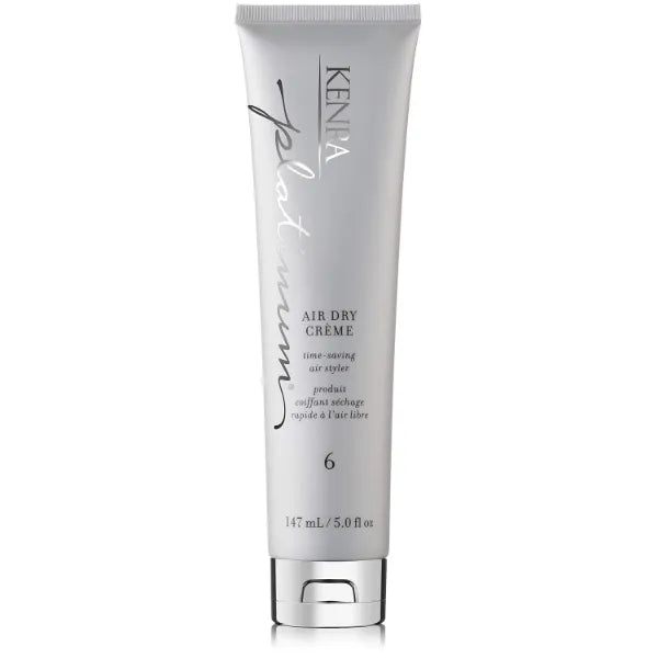 Kenra Professional Platinum Air Dry Crème 6, Time-Saving Air Styler, Enhances Natural Body, Tames Frizz With Delicate Hold, Natural, Product Free Finish For All Hair Types
