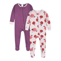 Gerber Baby & Toddler Neutral Snug Fit Footed Cotton Pajamas