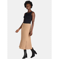 Time and Tru Women's Midi Slip Skirt