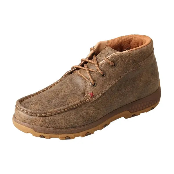Twisted X Women's Chukka Driving Shoes Moc Toe Brown 6 M US