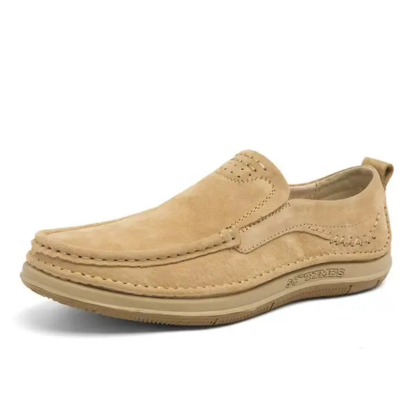 Men's Casual Loafers Slip On Leather Shoes Lightweight Driving Shoes Moccasins Classic Penny Loafer Flats Boat Shoes Outdoor Walking Shoes