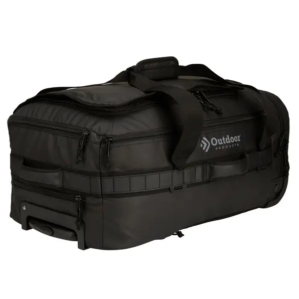 Outdoor Products 43 Ltr Red-Eye Duffel Bag, Black, Unisex, Polyester, New, Adult