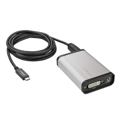 StarTech.com USBC2DVCAPRO DVI to USB C Video Capture Device, 1080p 60fps - Silver