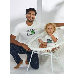 Graphic Print Better Cotton Pyjama Set - Multicolor