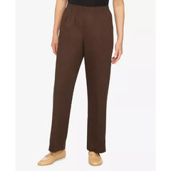 Alfred Dunner Petite Mid-Rise Casual Pants for Women