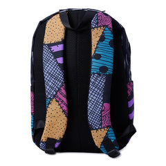 Disney The Nightmare Before Christmas Jack and Sally Unisex 18" Laptop Backpack, Black Multi-Color