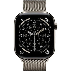 Apple Watch Series 11 - Health & Fitness Tracking - Natural Titanium with Natural Milanese Loop