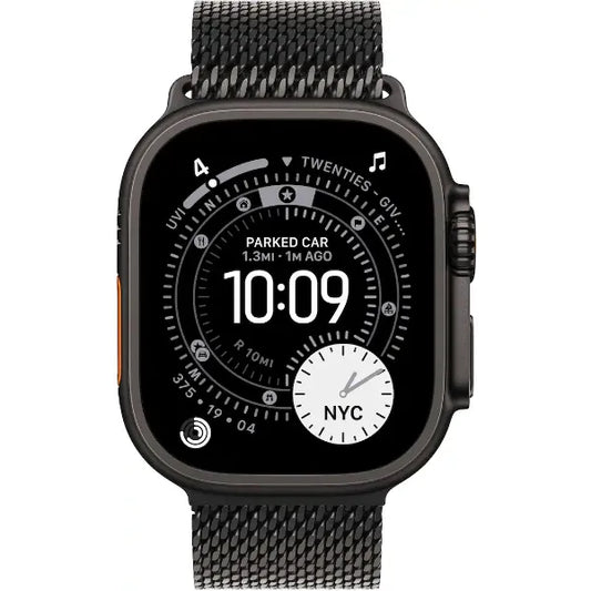 Apple Watch Ultra 3 49MM/L (Cellular) MF1T4LW/A Smart Watch Titanium Case With Milanese Loop - Black