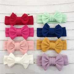 PATPAT Baby Solid Bowknot Headband share icon red