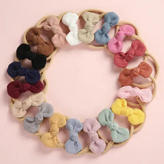 PATPAT Pretty Bowknot Solid Hairband for Girls share icon dark blue