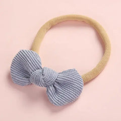 PATPAT Pretty Bowknot Solid Hairband for Girls share icon light blue