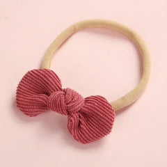 PATPAT Pretty Bowknot Solid Hairband for Girls share icon brick red