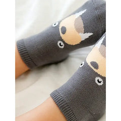 PATPAT Baby / Toddler Cartoon Floor Socks Dark Grey