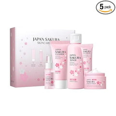 LAIKOU Skin Care Set, Skin Care Routine Kit for Women, Teen Face Care Kit Girls, Skincare Gift Set with Cleanser, Toner, Serum, Eye Cream, Face Cream for Mother's Day Christmas Birthday Daughter Wife