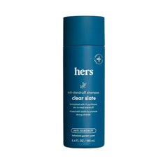 hers Clear Slate Anti-Dandruff Shampoo – Dermatologist-Formulated with 1% Zinc Pyrithione and Biotin for Dry Scalp Relief, Botanical Garden Scent