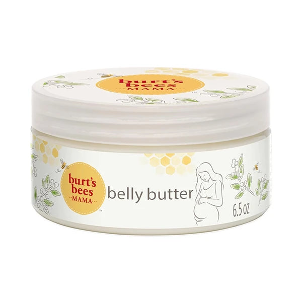 Burt’s Bees Mama Belly Butter Stretch Mark Cream – Pregnancy & Postnatal Body Care, Shea Butter & Vitamin E, 6.5 oz (Pack of 3)