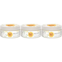 Burt’s Bees Mama Belly Butter Stretch Mark Cream – Pregnancy & Postnatal Body Care, Shea Butter & Vitamin E, 6.5 oz (Pack of 3)
