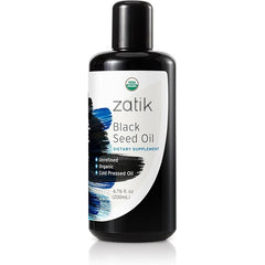 Zatik Naturals Black Cumin Seed Oil Collection – USDA Organic, Cold-Pressed, Unrefined | High EFAs Immune Support | Liquid Oils & Vegan Softgels