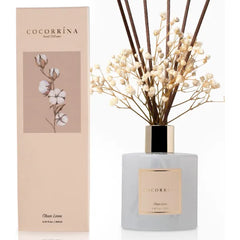 COCORRÍNA Reed Diffuser Clean Linen Reed Diffuser for Bedroom Bathroom Home Décor