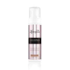 Loving Tan 2 HR Express Self Tanning Mousse, Medium Streak Free, Natural, Professional + Sunless Self Tanner Applications per Bottle, Naturally Derived DHA