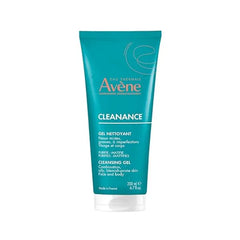 Avène Cleanance Cleansing Gel Soap Free Cleanser for Acne Prone, Oily, Face & Body, Alcohol