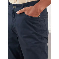 MAX FASHION Skinny Fit Plain Jeans with Pocket Detail and Belt Loops-Blue