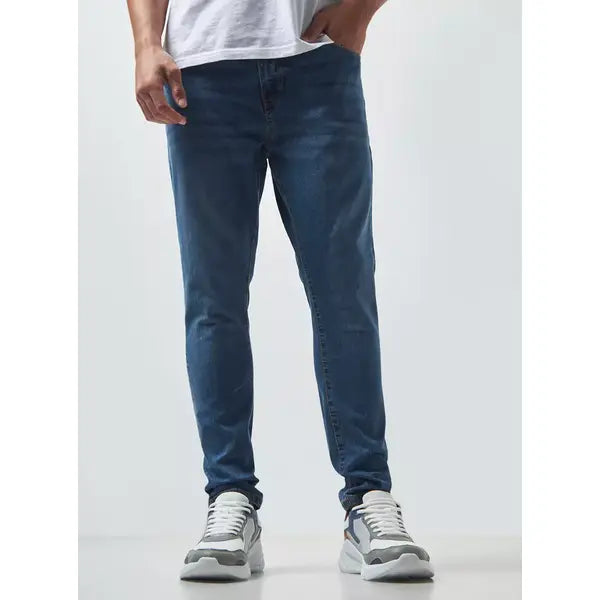 MAX FASHION Carrot Fit Jeans-Blue