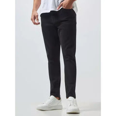 MAX FASHION Carrot Fit Jeans-Black