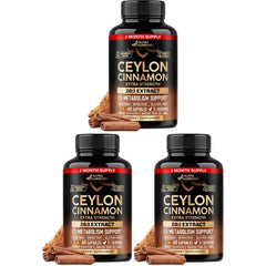 NUTRAHARMONY Ceylon Cinnamon Capsules Energy Heart & Metabolism Support 60 Capsules