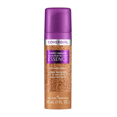 Covergirl Simply Ageless Skin Perfector Essence Foundation, Tinted Skincare Makeup Hybrid, Sheer Tint, Radiant Finish, Glowy Finish, Vegan Formula
