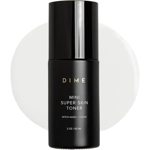 DIME Beauty Mini Super Skin Toner, Alcohol-Free Witch Hazel Toner, Travel-Size with Cucumber Extract