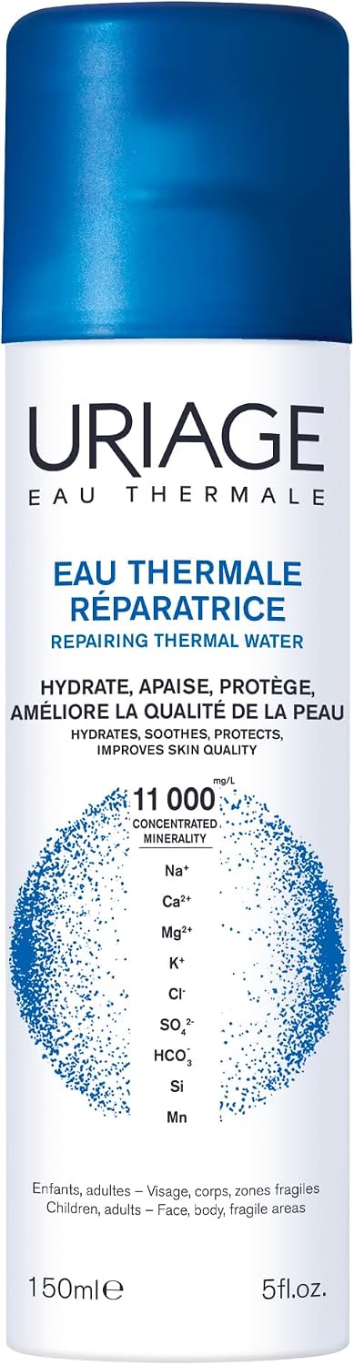 Uriage Eau Thermale Thermal Water Spray – 150 ml | Soothing Hydration Mist for Face & Skin Barrier Care