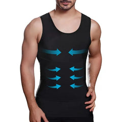 Lgtfy Mens Compression Shirt Slimming Shapewear Tank Top Workout Vest