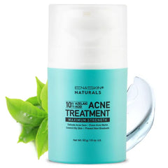 Enaskin Naturals Acne Pimple Spot Treatment Cream: Cystic Hormonal Breakouts Control for Face & Back - 2% Salicylic Acid, Fast Redness Relief, Fades Blemishes & Post-Acne Marks, Teens-Adults, 1.8 oz