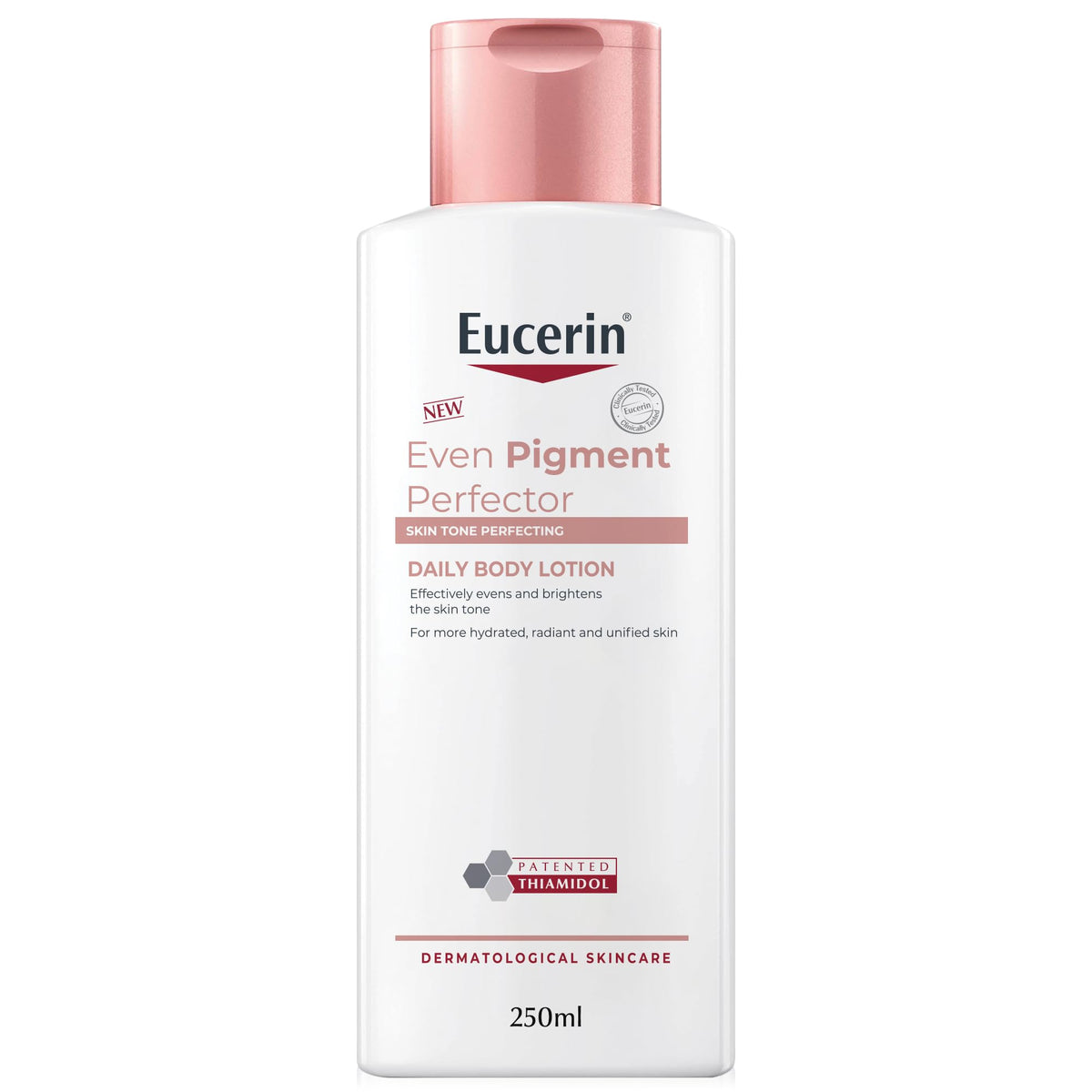 Eucerin Even Pigment Perfector Body Lotion with Licorice Extract and Vitamin E for Even, Radiant, Smooth and Clear Skin, Strengthens and Moisturizes, 250ml