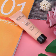Liquid Makeup, Base Makeup Brightening Concealer Liquid Moisturizing Oil Control BB Cream Makeup (03 dark skin tone)