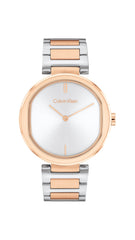 Calvin Klein Analogue Quartz Watch for Women Sensation Collection with Stainless Steel or Leather Bracelets - Grey
