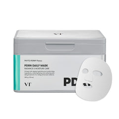 VT COSMETICS PDRN Daily Mask 30 Sheets | Vegan PDRN for Skin Restoration & Radiance, Hydrating & Moisturizing, Anti-Aging, Korean Face Mask