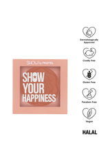 Pastel | Blush powder for face | Show Your Happiness Blush | Lightweight, Smooth, Blendable, Long-lasting - 207 (Sunny)